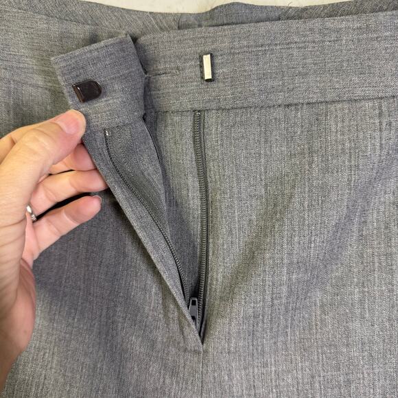 LAFAYETTE 148 Slacks Size 8 Flat Front Straight Leg Lightweight Wool Classic - Picture 8 of 13